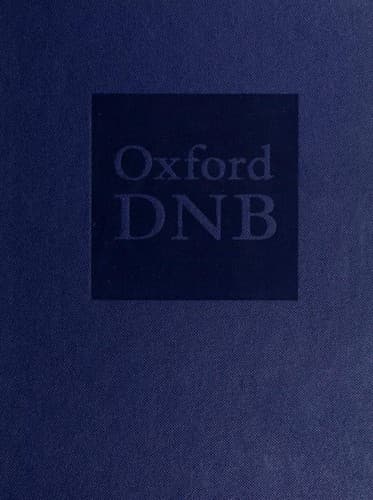 Cover image for Oxford Dictionary of National Biography