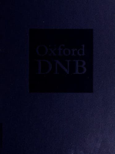 Cover image for Oxford Dictionary of National Biography