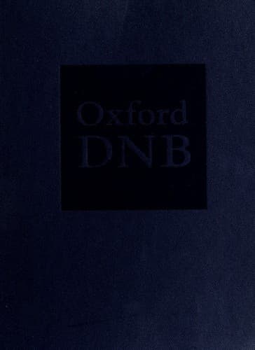 Cover image for Oxford Dictionary of National Biography