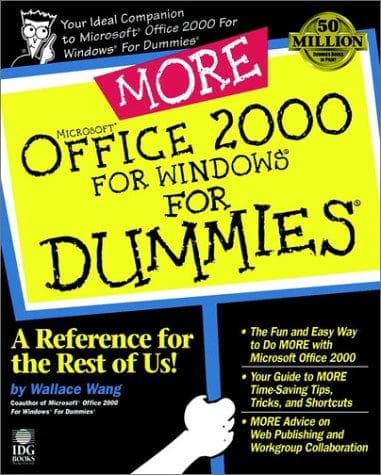 Cover image for More Microsoft Office 2000 for Windows for dummies