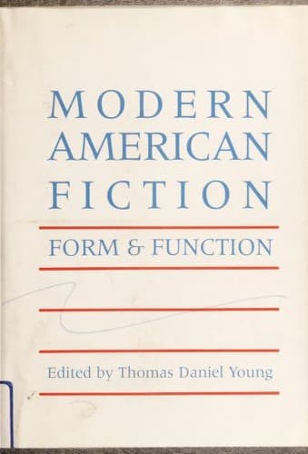 Cover image for Modern American fiction