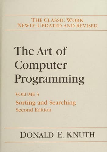 Cover image for Art of Computer Programming