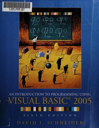 Cover image for An Introduction to Programming Using Visual Basic 2005