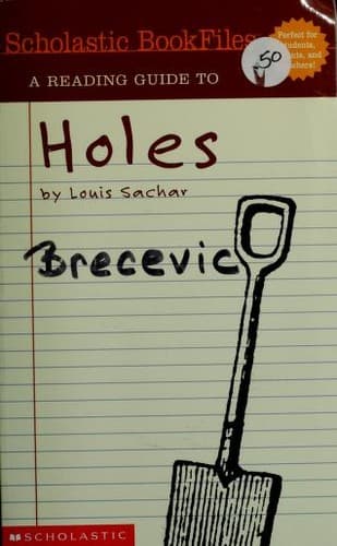 Cover image for A reading guide to Holes by Louis Sachar