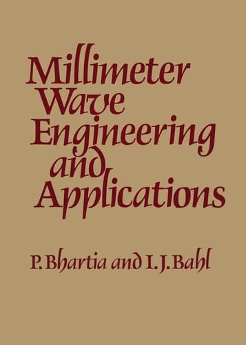 Cover image for Millimeter wave engineering and applications