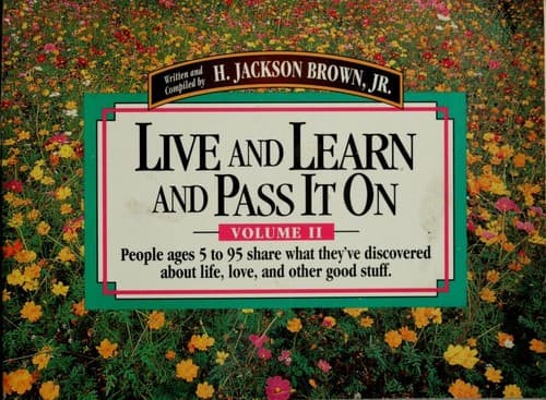 Cover image for Live and Learn and Pass It on