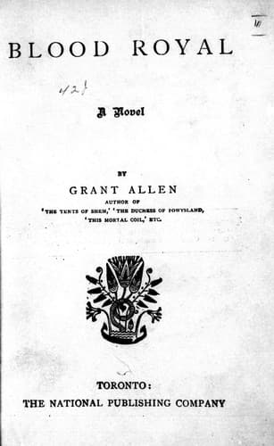 Cover image for Blood royal