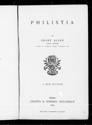 Cover image for Philistia