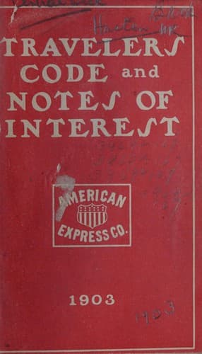 Travelers code and notes of interest