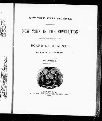 Cover image for New York in the revolution