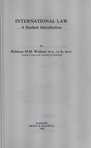 Cover image for International law