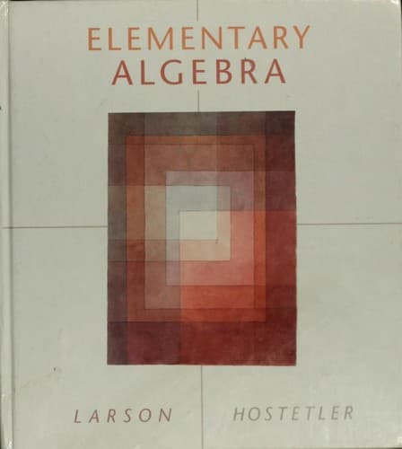 Cover image for Elementary algebra