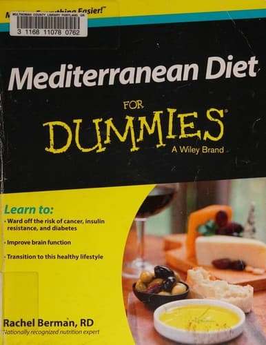 Cover image for Mediterranean diet for dummies