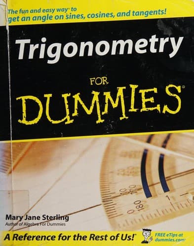 Cover image for Trigonometry for dummies
