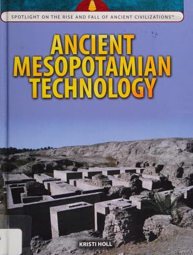 Cover image for Ancient Mesopotamian technology