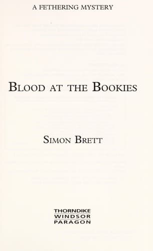 Cover image for Blood at the bookies