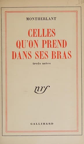 Cover image for celles qu'on prend dans ses bras