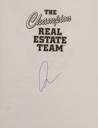 Cover image for The champion real estate team