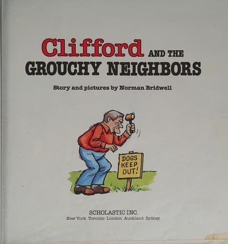 Cover image for Clifford and the Grouchy Neighbors