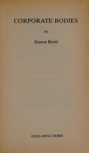 Cover image for Corporate bodies