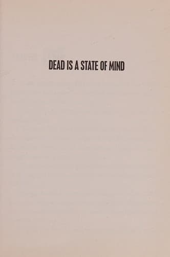 Cover image for Dead is a State of Mind