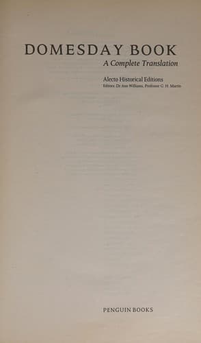 Cover image for Domesday book