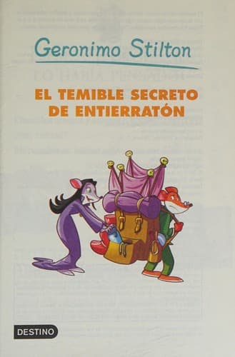 Cover image for El temible secreto de entierratón
