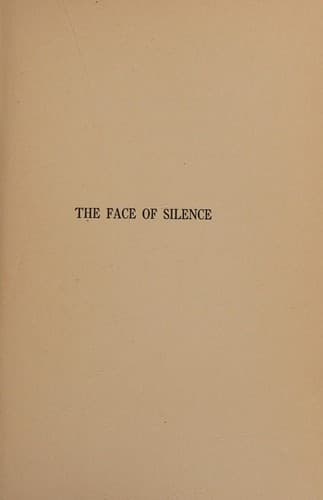 Cover image for The face of silence