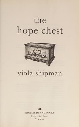 Cover image for The hope chest