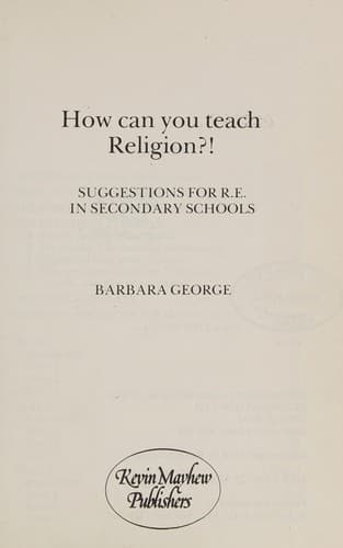 How can you teach religion?