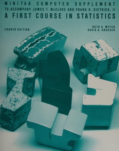 Cover image for First Course Stats Minitab Com