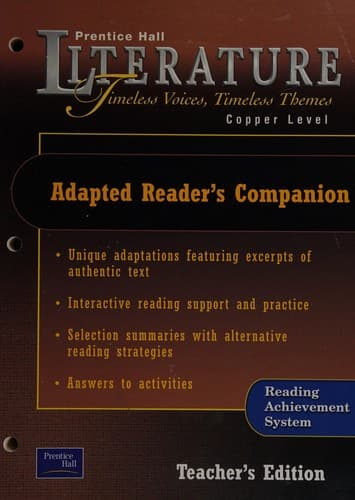 Cover image for Adapted Reader's Companion