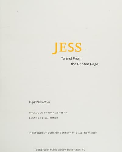 Cover image for Jess