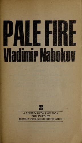 Cover image for Pale Fire