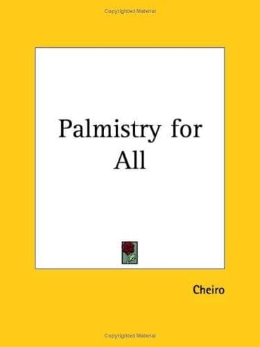 Cover image for Palmistry for All
