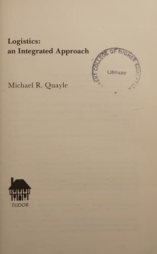 Cover image for Logistics