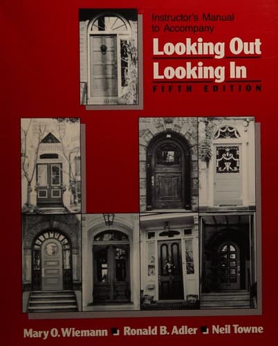 Cover image for Looking Out Looking in