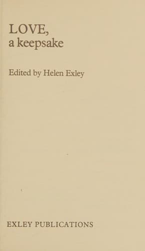 Cover image for Love a Keepsake