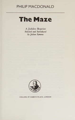 Cover image for The maze