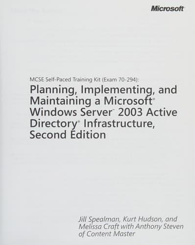 Cover image for MCSE self-paced training kit (exam 70-294)