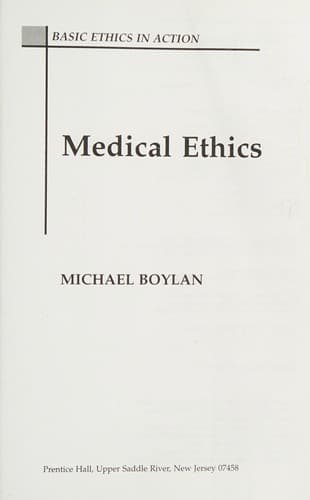 Cover image for Medical ethics