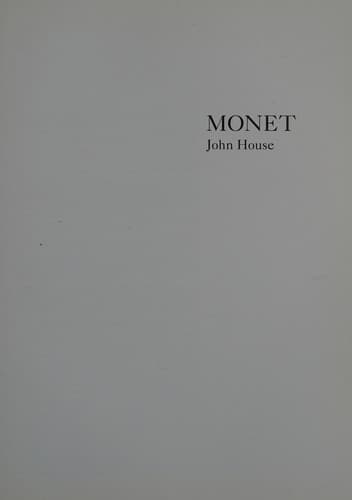 Cover image for Monet