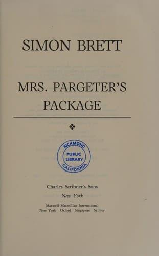 Cover image for Mrs. Pargeter's package
