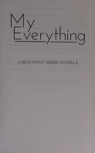 Cover image for My Everything