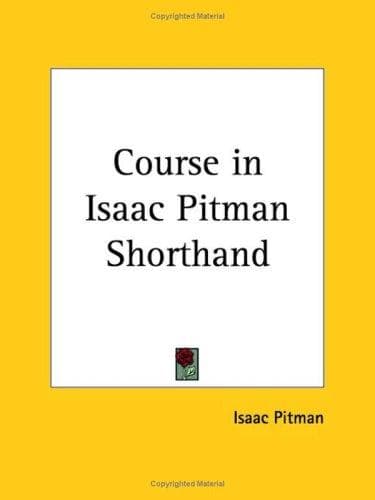Cover image for Course in Isaac Pitman Shorthand