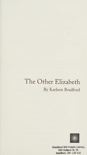 Cover image for The Other Elizabeth