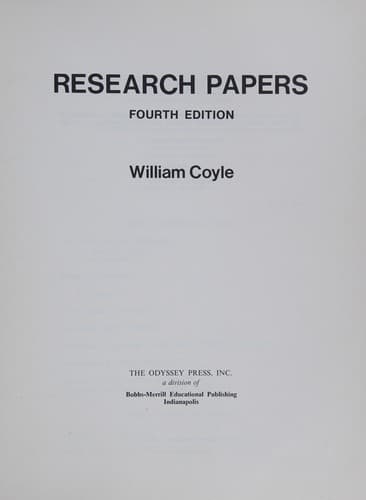 Cover image for Research papers