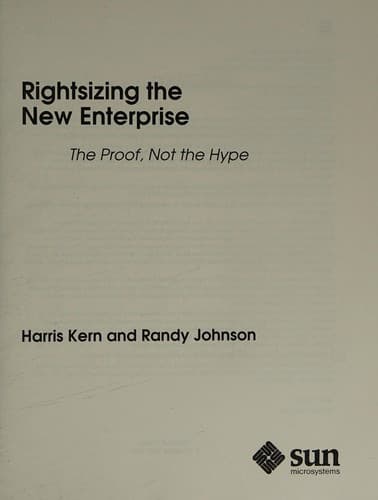 Cover image for Rightsizing thenew enterprise