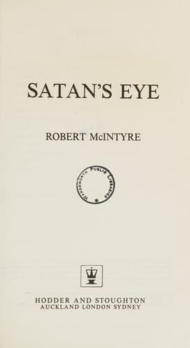Cover image for Satan's eye