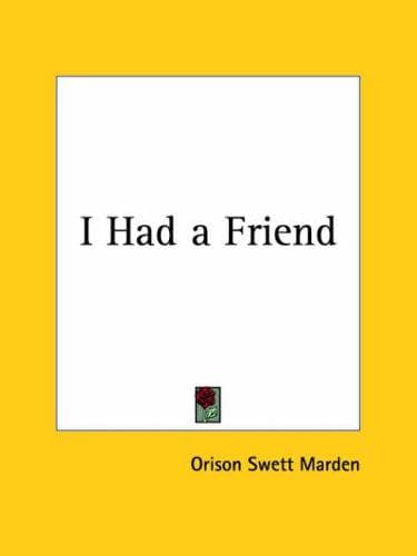 Cover image for I Had a Friend